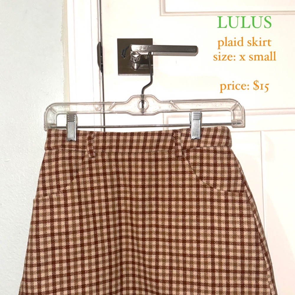 soft plaid skirt perfect for fall outfits